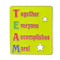Together Everyone Accomplishes More Pin